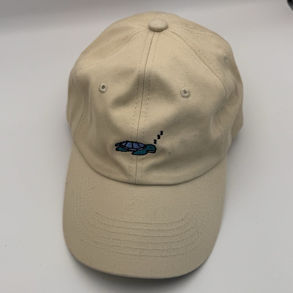 Follow‎ Your Legend Adult Sam The Sea Turtle Hat Beige Tan Khaki Adjustable